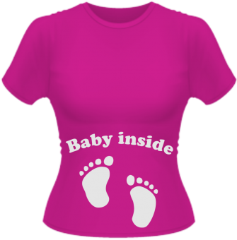 Baby inside T-Shirt 