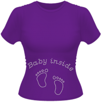 Baby inside (Strass) T-Shirt 