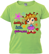 Daddys princess Mädchen T-Shirt 