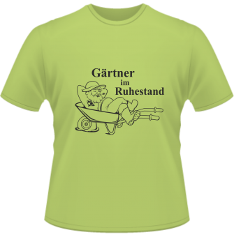 Gärtner im Ruhestand T-Shirt 