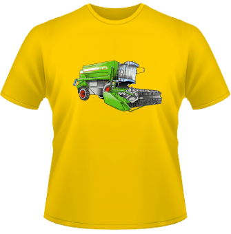 Mähdrescher Kinder T-Shirt -gelb-