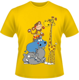 Giraffe & Friends Kinder T-Shirt 