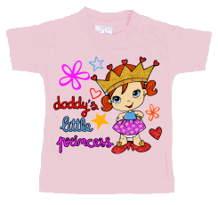 Daddys Princess Baby T-Shirt 