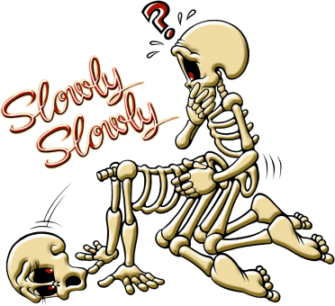 Slowly Skelette 