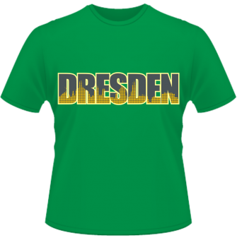 Dresden schwarz gelb T-Shirt 