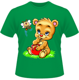 Bärchen Honigtopf Kinder T-Shirt 