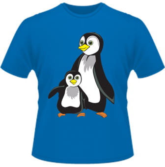 Pinguine Kinder T-Shirt 