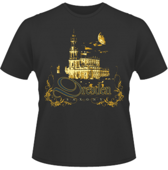 Hofkirche bei Nacht T-Shirt 