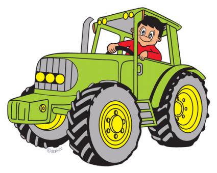 Kids Traktor grün 