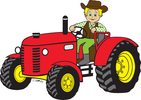 Kids Traktor rot 