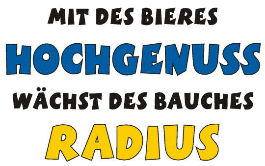 Bier Hochgenuss Radius 