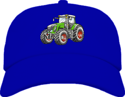 Traktor rote Reifen Kinder Basecap -royal-
