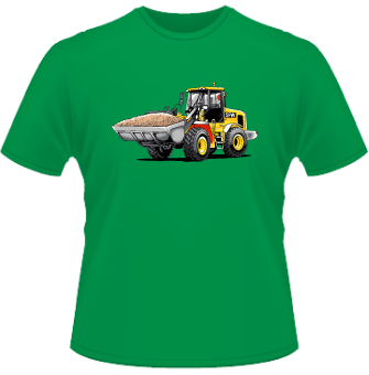 Radlader T-Shirt -kelly green-