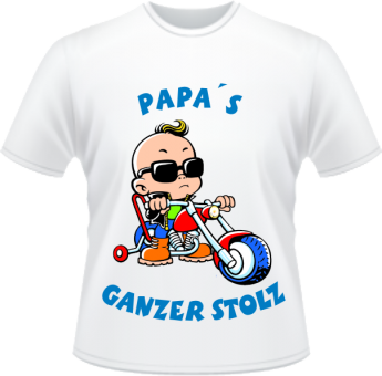 Papa's ganzer Stolz Kinder T-Shirt 