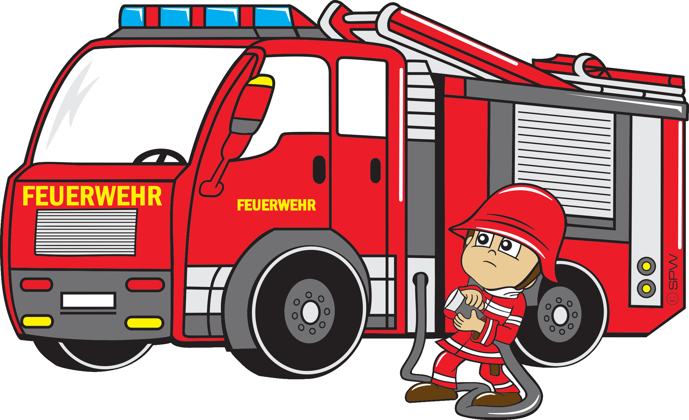 ShirtPresswerk-SPW, Feuerwehrauto