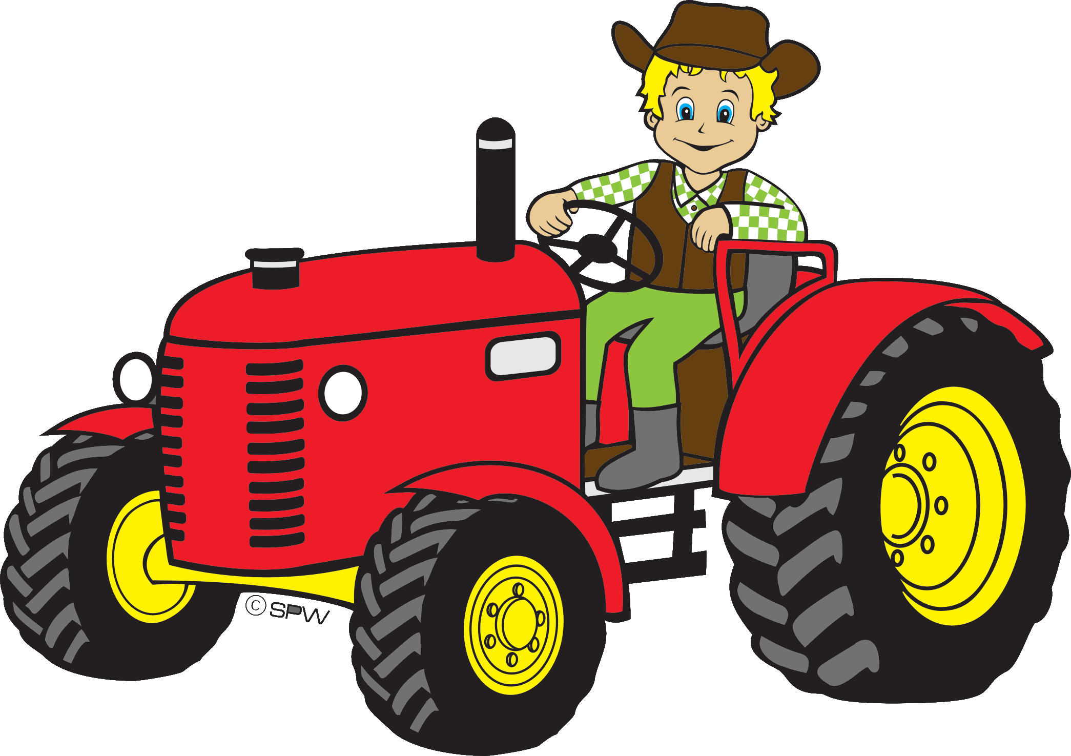 Kids Traktor rot