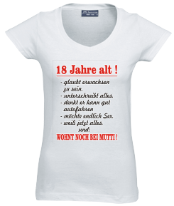 ShirtPresswerk-SPW, 18 Jahre alt Damen T-Shirt